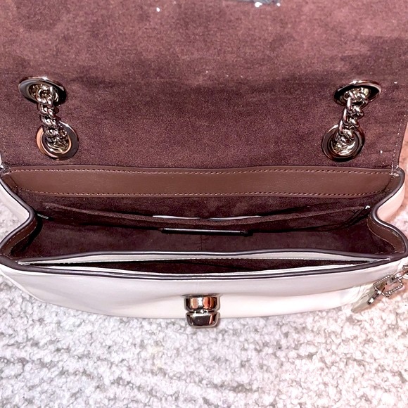 New Coach Cassidy Star Patchwork Embellished Chain Crossbody Bag Shoulder Purse - Picture 14 of 16